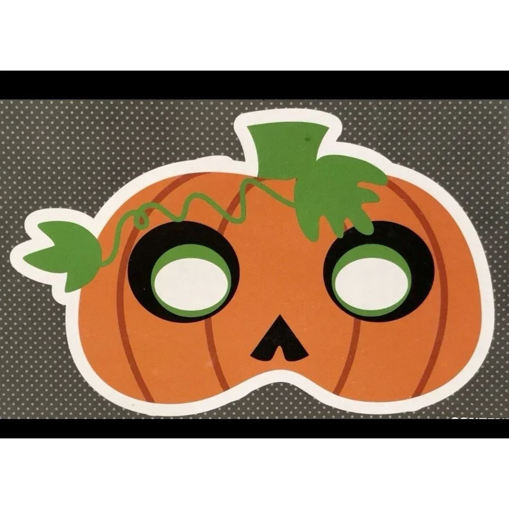 3 Assorted Design Halloween Glow Stick Eye Mask FRANKENSTEIN  & PUMPkIN & WITCH